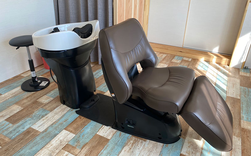 シャンプーブース